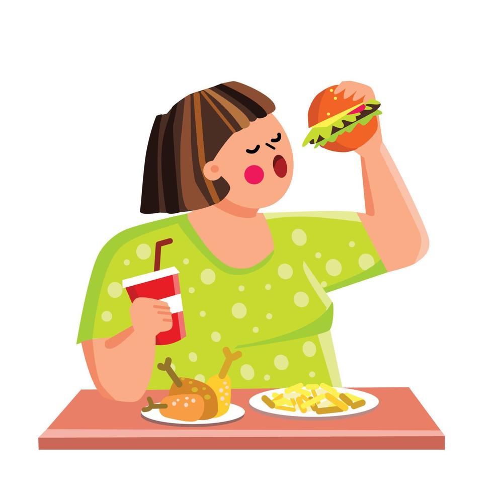 eating food habits vector