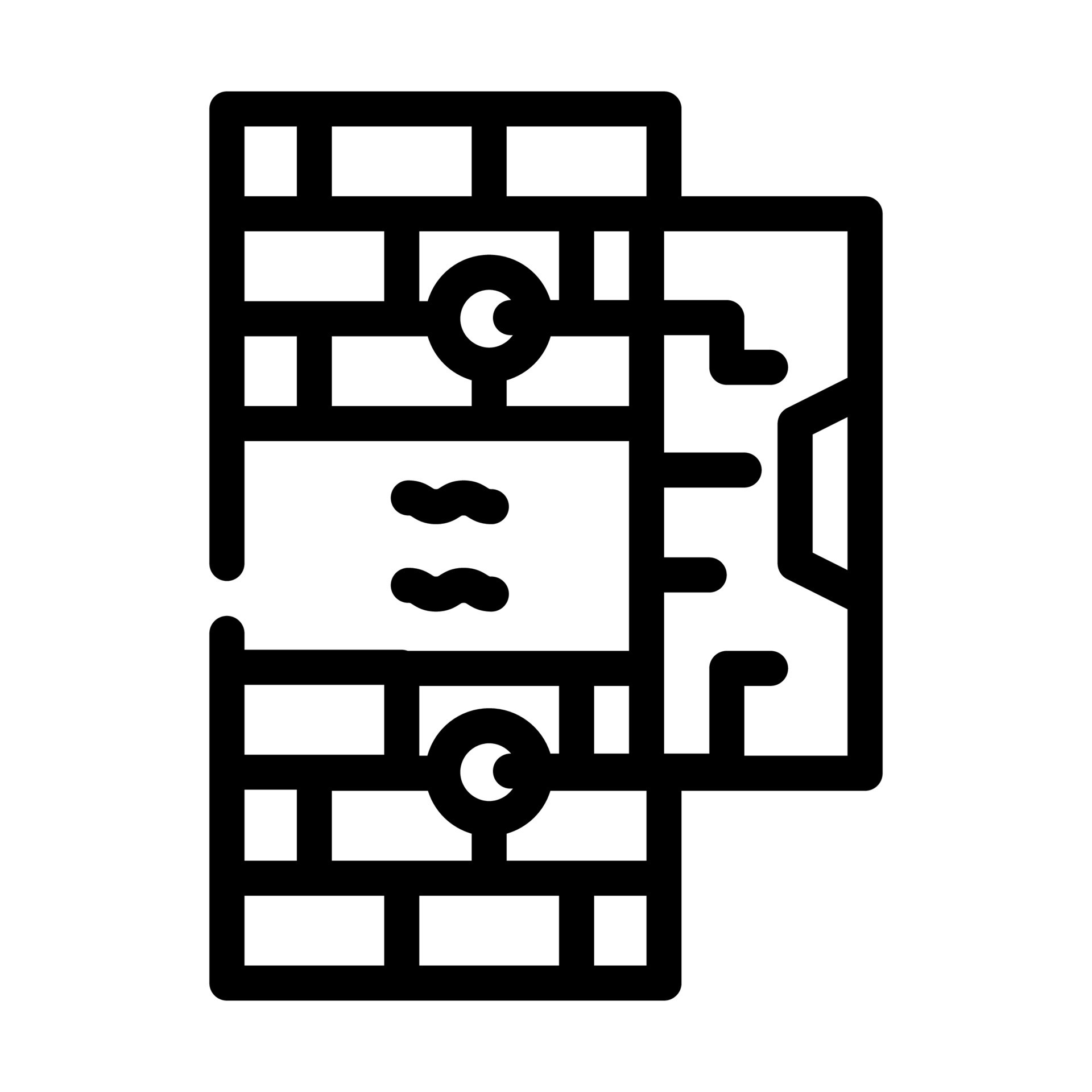 vibration sensor line icon vector illustration black 8245669 Vector Art