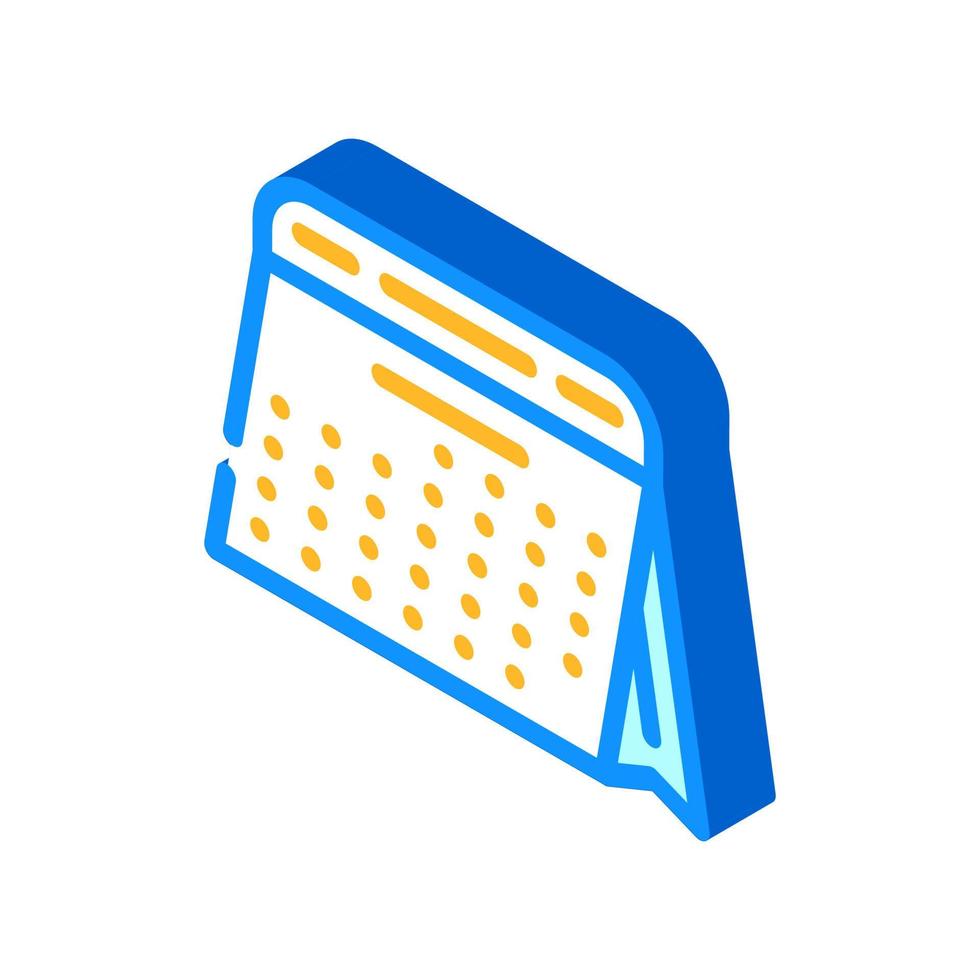 calendar for planning month isometric icon vector illustration