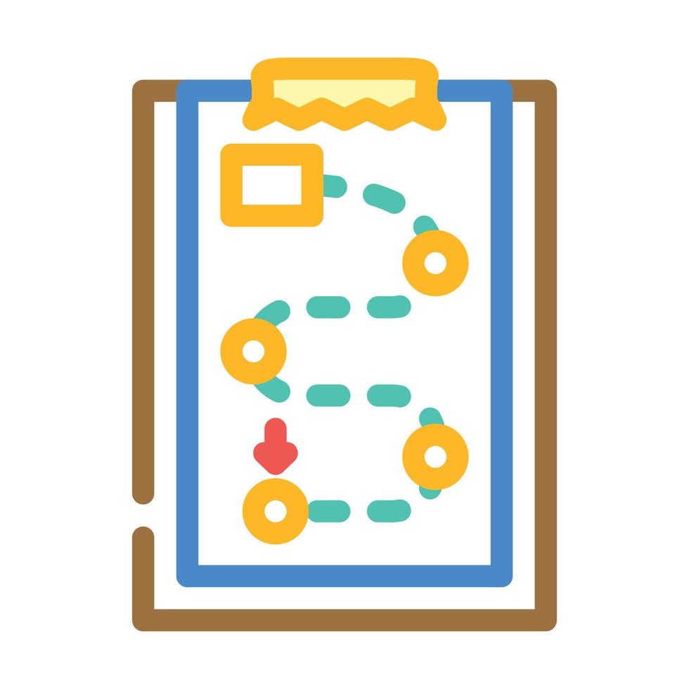 logistics service monitoring color icon vector illustration