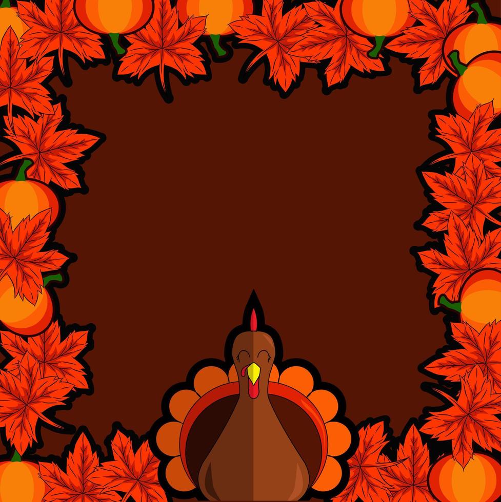 Happy Thanksgiving Background Illustration. Hand drawn typography poster. Celebration text, icon or badge. Vector wallpaper.