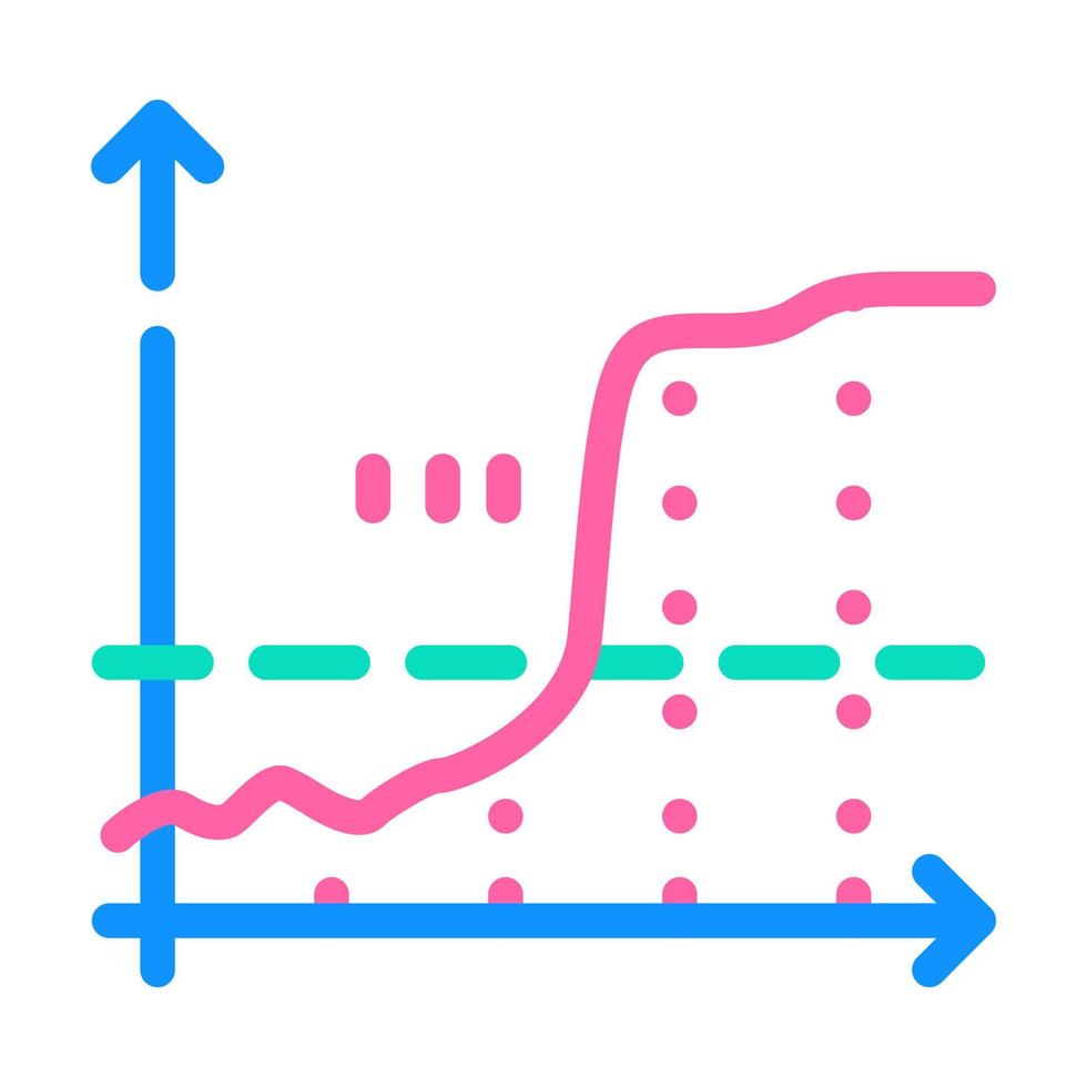 glucose level color icon vector illustration color