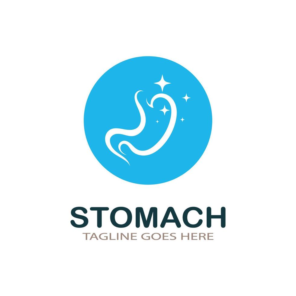 diseños de iconos de cuidado del estómago vector