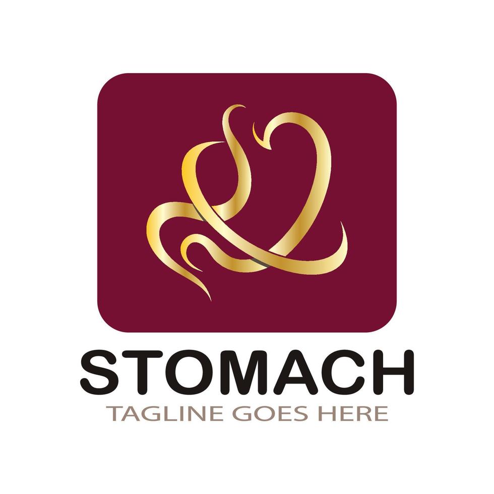 stomach care icon designs vector