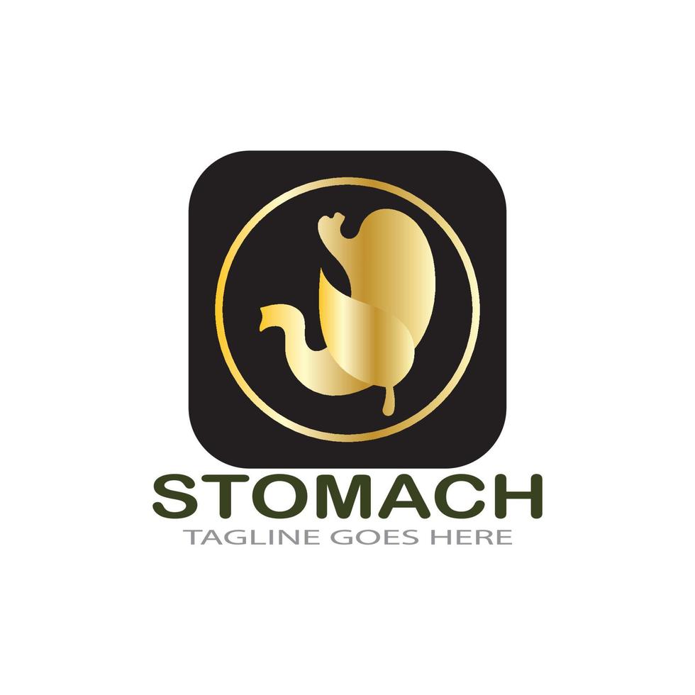 stomach care icon designs vector