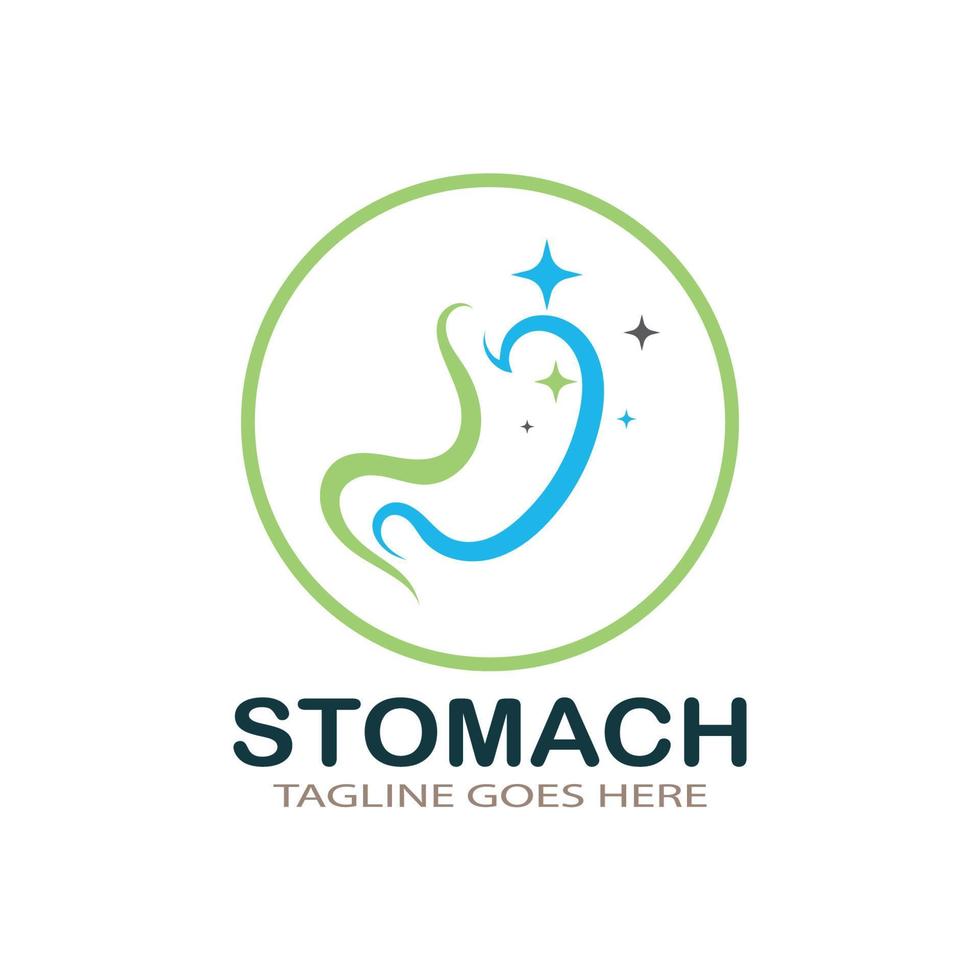 stomach care icon designs vector