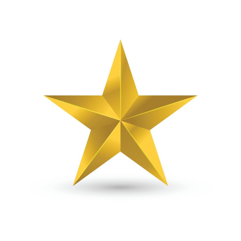 Gold Star Icon Vector Art, Icons, and Graphics for Free Download