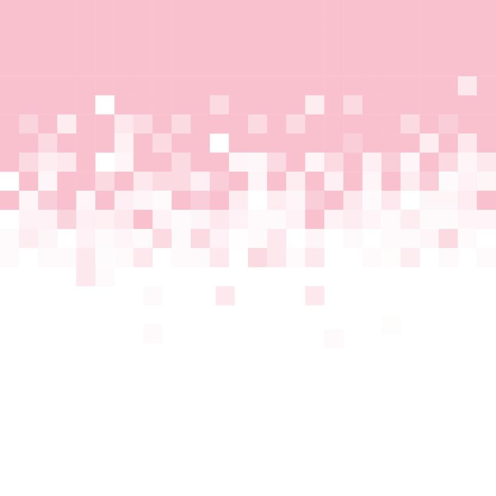 Absittract pink white background wh mesh of squares.pixel stye. vector