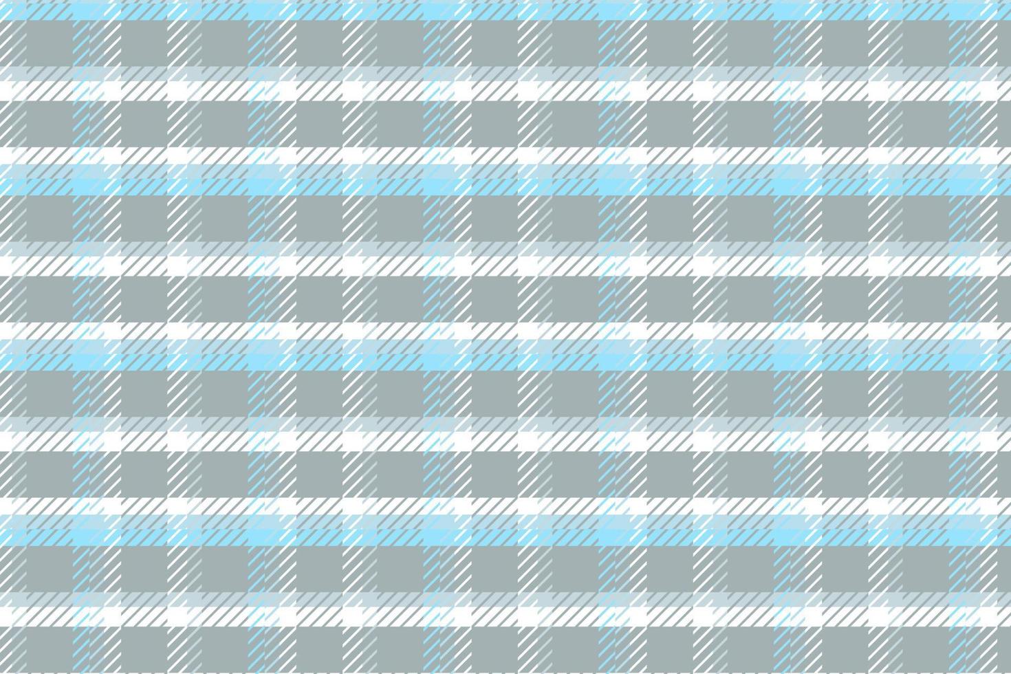 Blue,gray and white scottish woven tartan plaid seamless pattern. vector