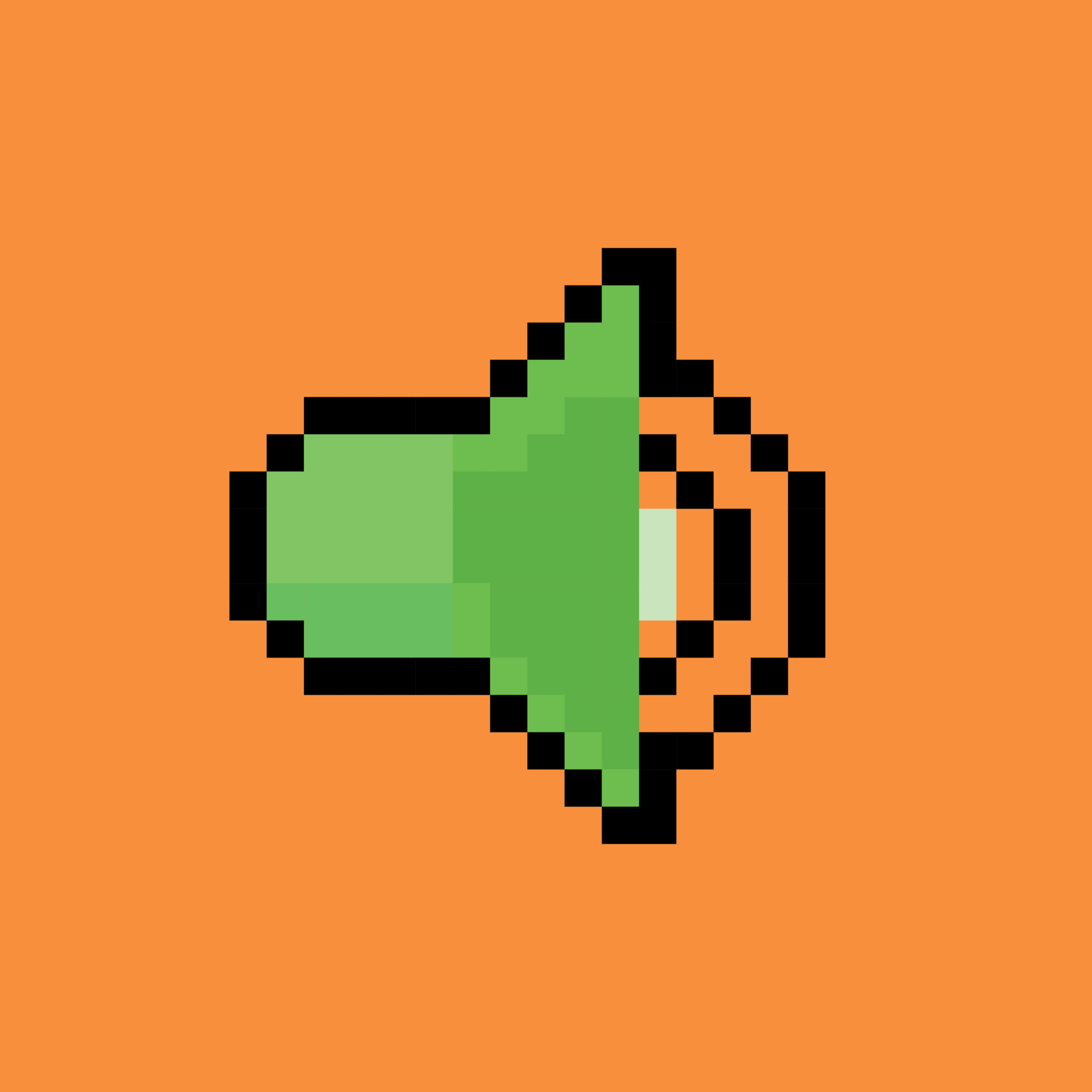 arte de pixel. sonido aislado 8247126 Vector en Vecteezy