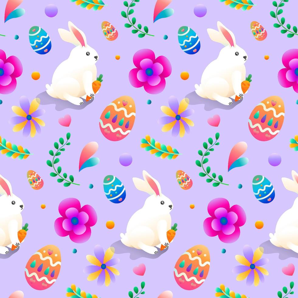 Easter Egg Vector Seamless Pattern