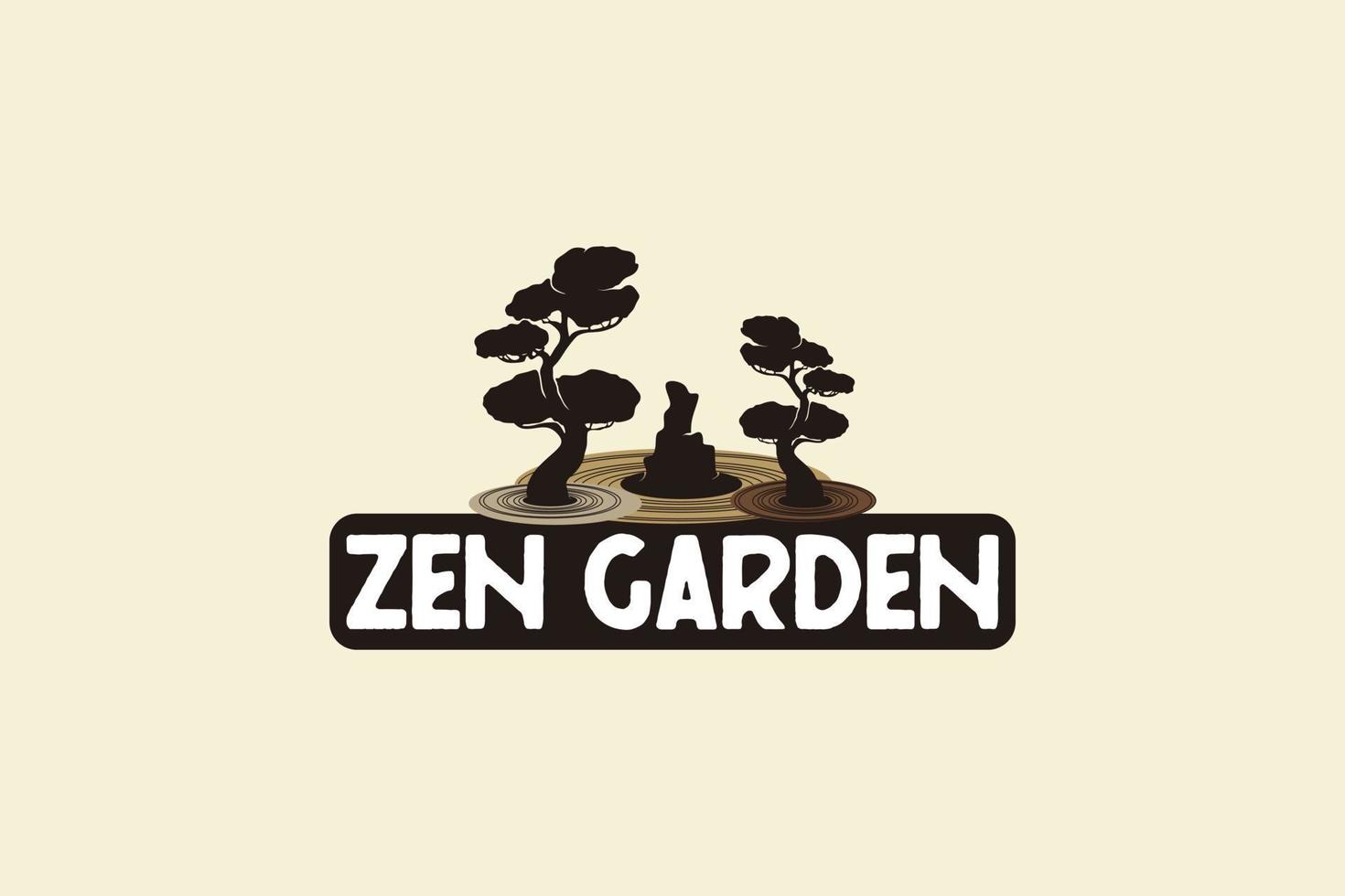zen garden logo inspiration 8247276 Vector Art at Vecteezy