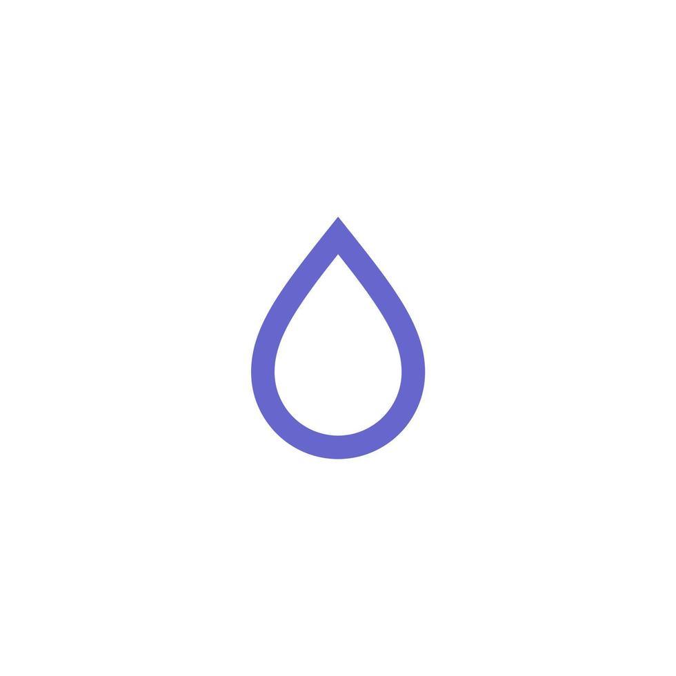 water and water drop simple icon vector