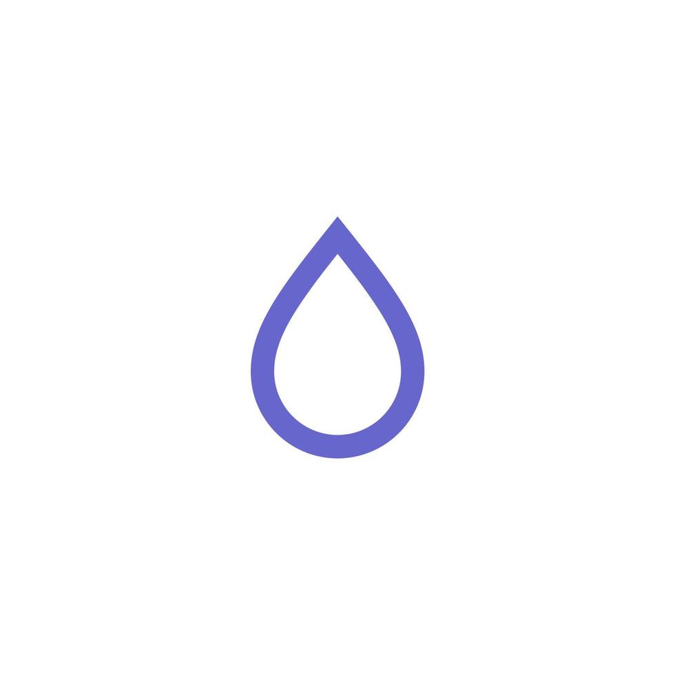 water and water drop simple icon vector