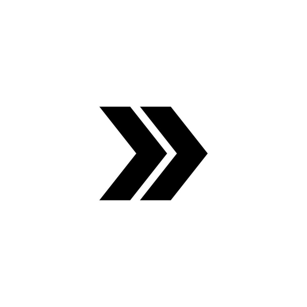 arrow and direction simple icon vector