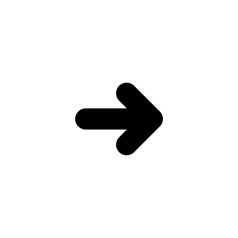 arrow and direction simple icon vector