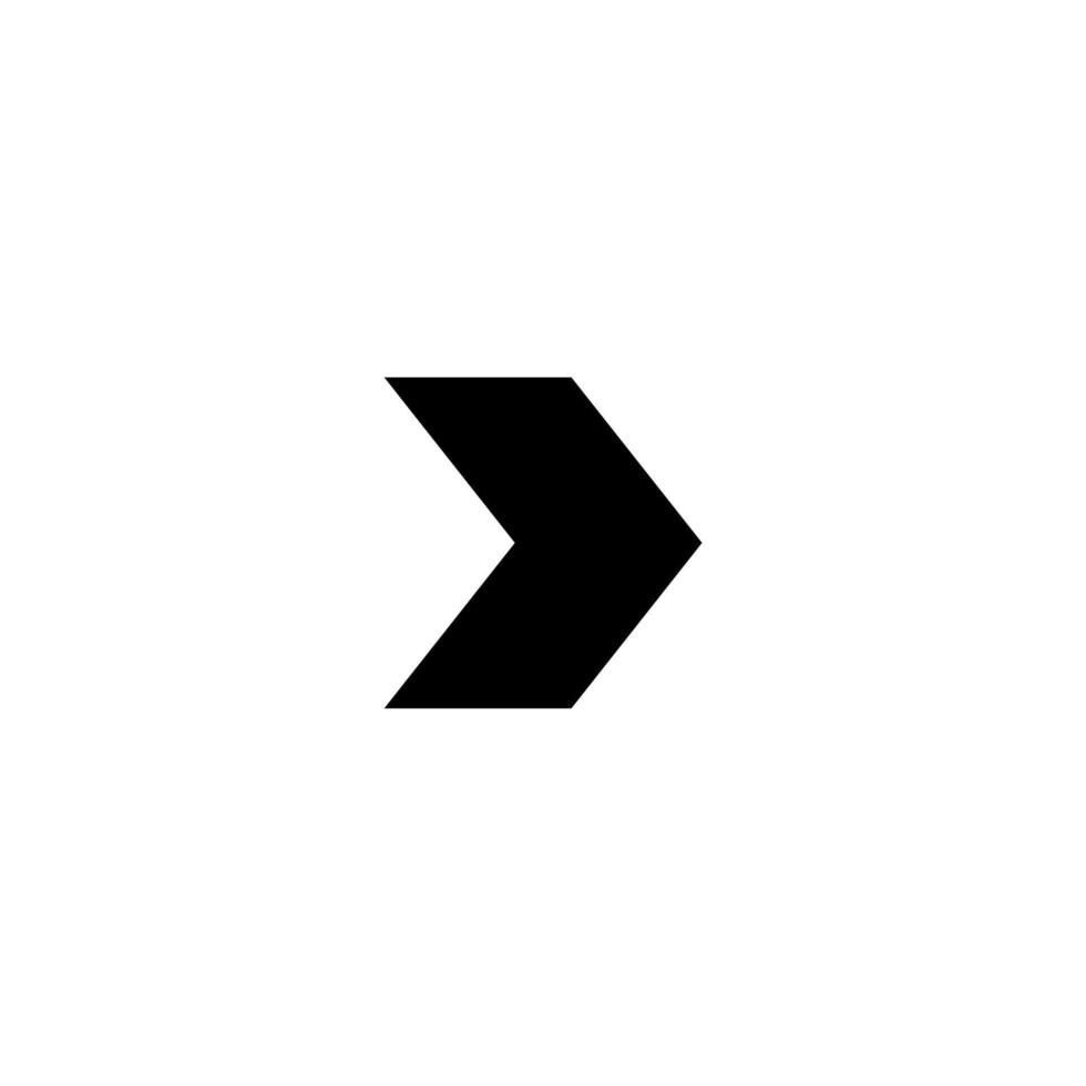 arrow and direction simple icon vector