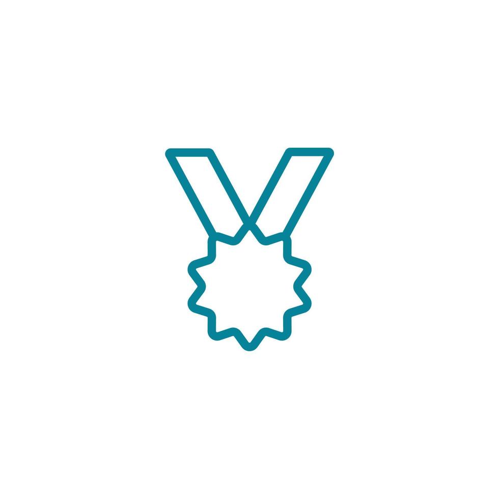 medal and award simple icon vector