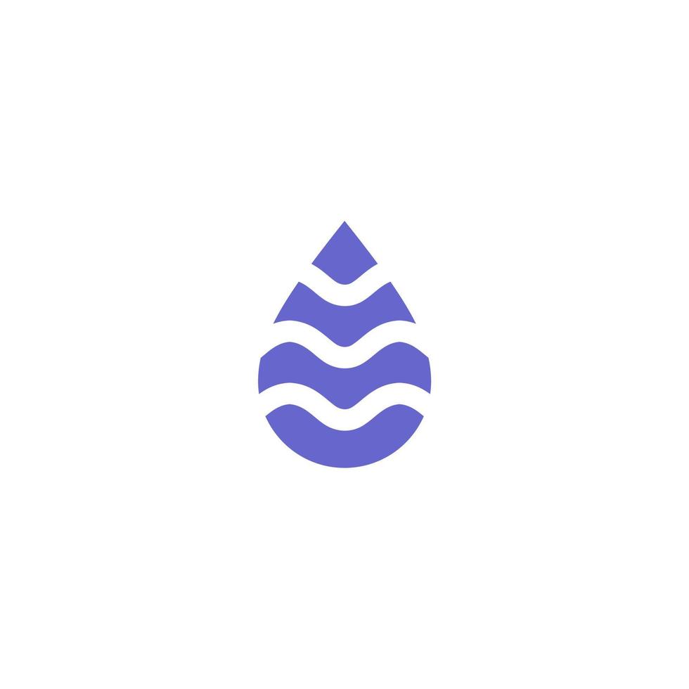 water and water drop simple icon vector