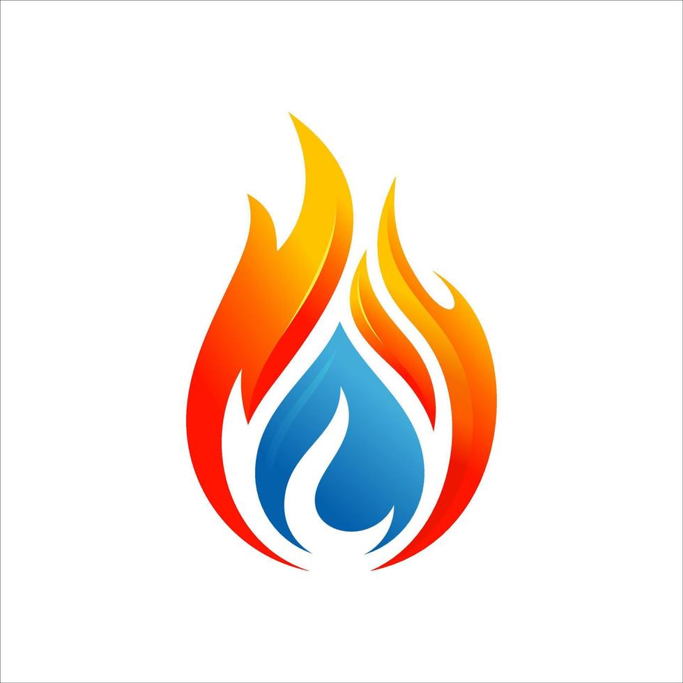 Fire Flame Logo design vector template