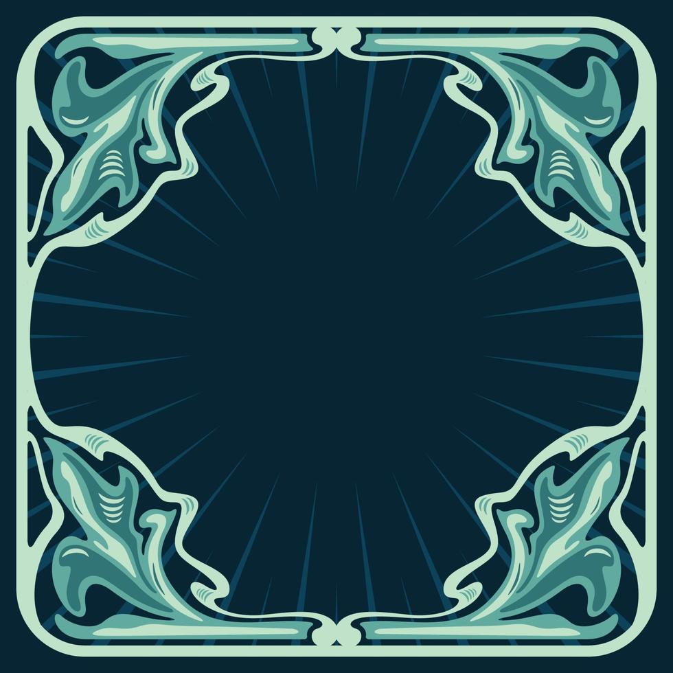 Art Nouveau Concept Art Background vector
