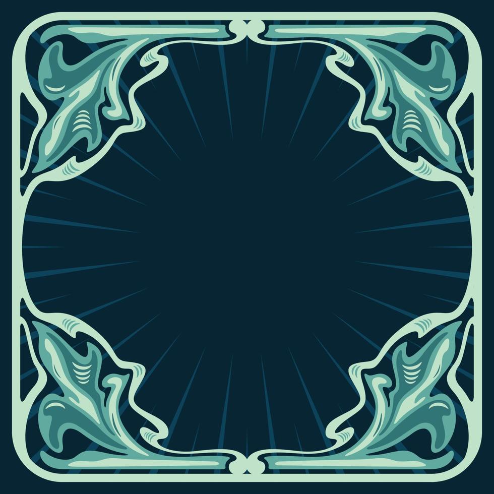 Art Nouveau Concept Art Background vector