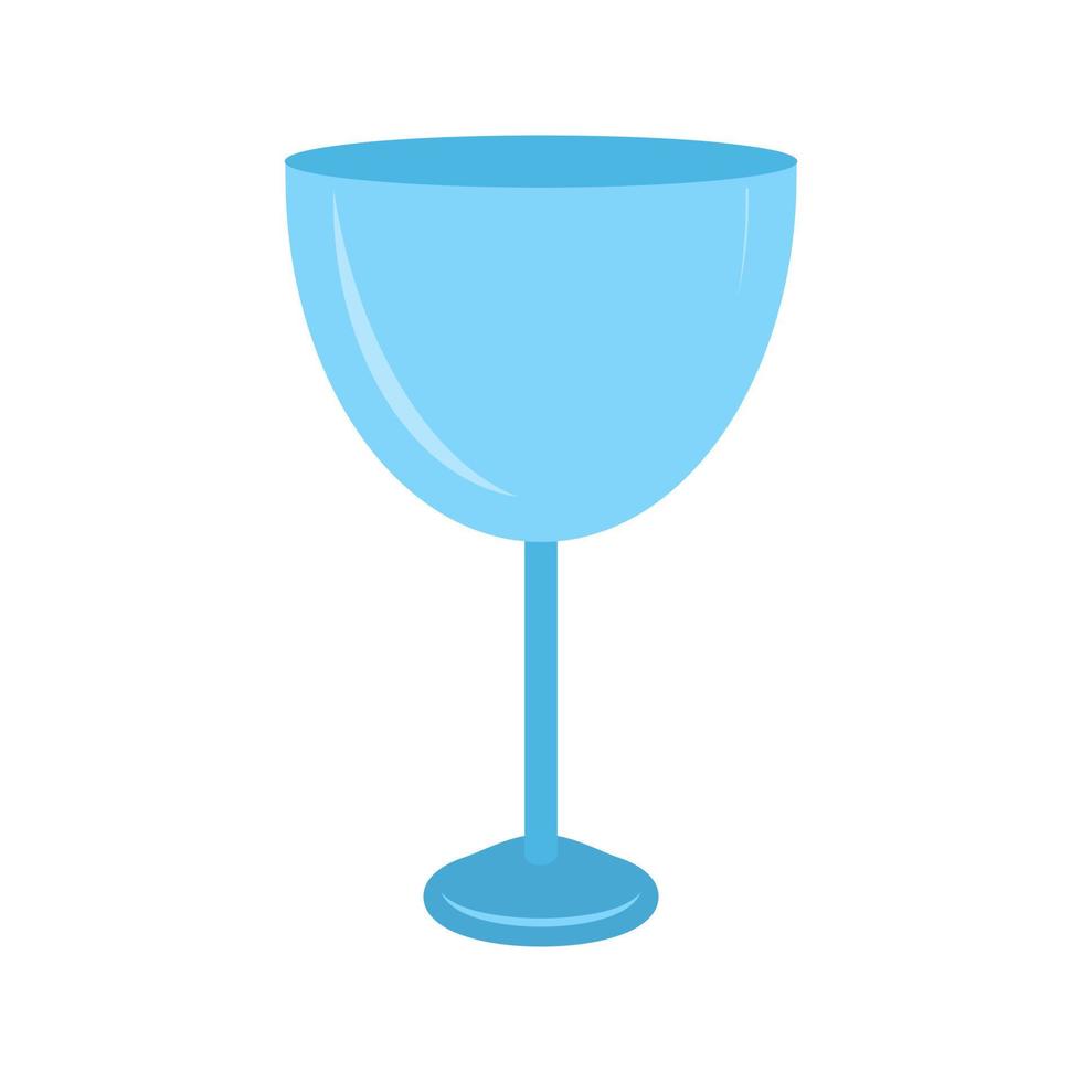Wine Goblet Flat Multicolor Icon vector