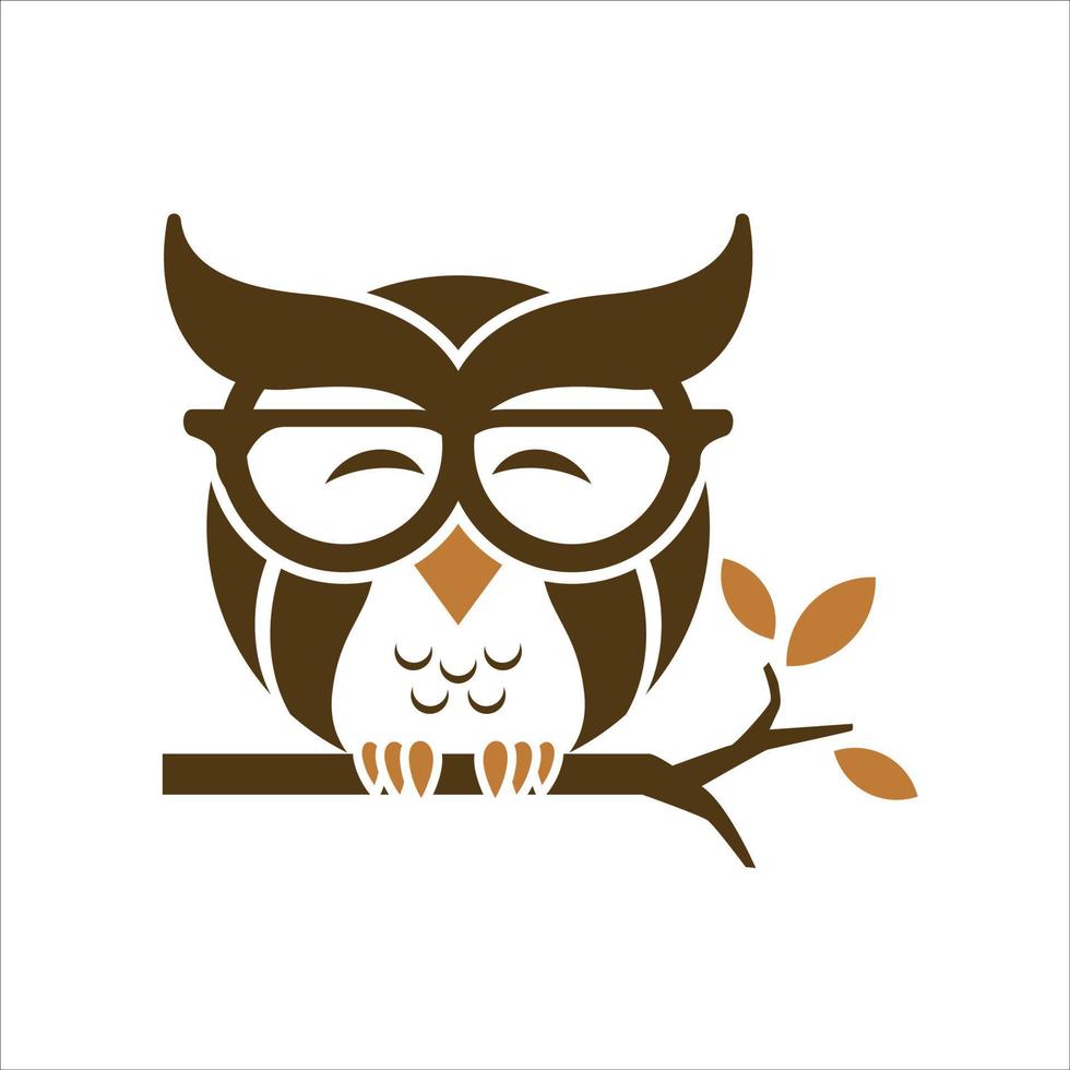 Owl Vector Logo Design Template