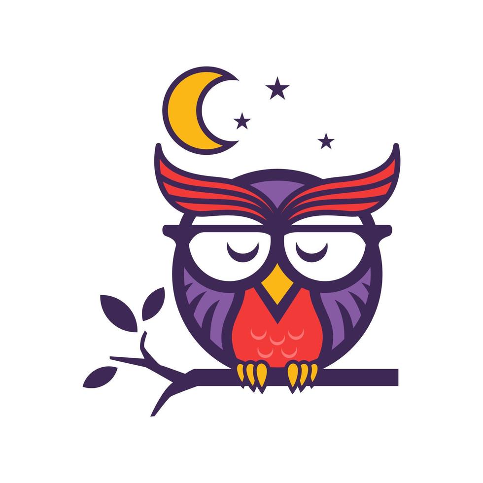 Owl Vector Logo Design Template