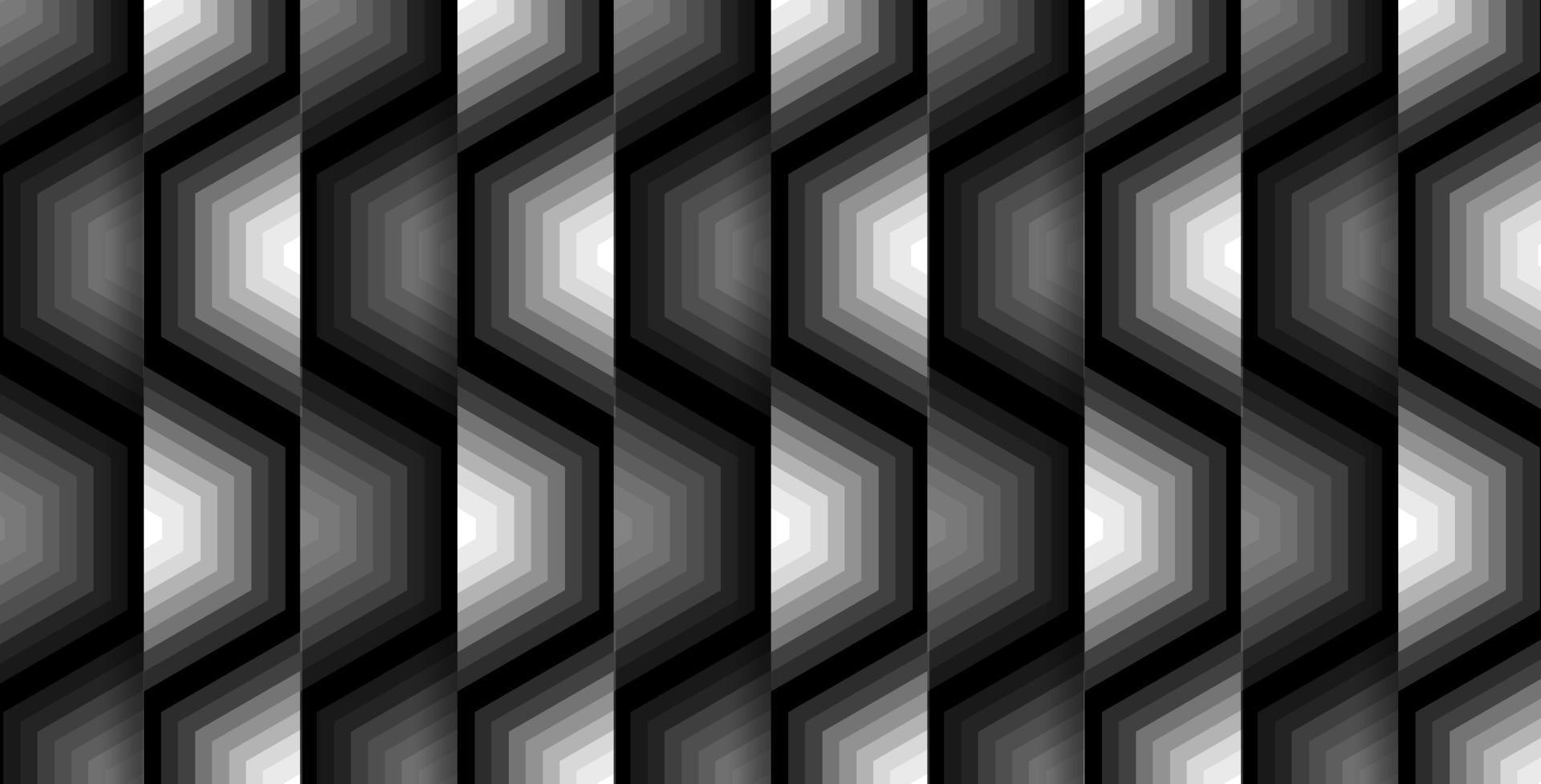 diseño óptico abstracto en blanco y negro vector