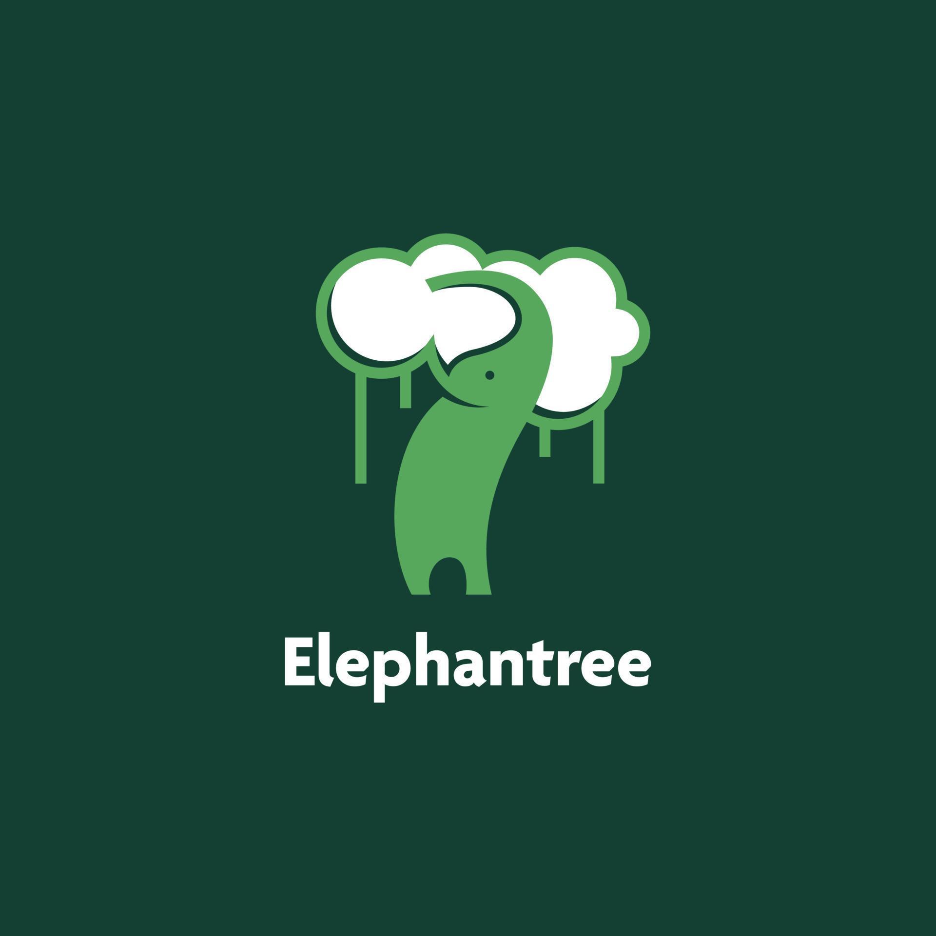 Elephant Tree Logo 8251367 Vector Art at Vecteezy