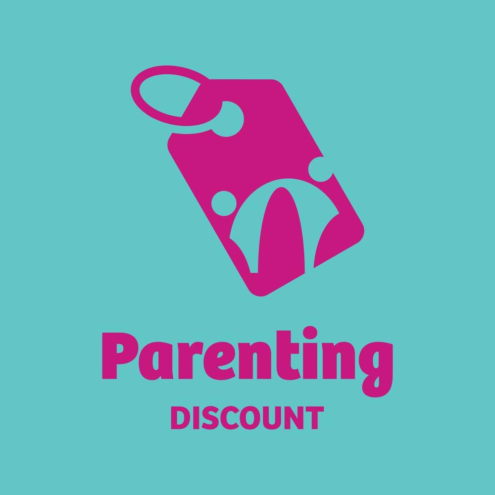 Parenting Discount Logo vector