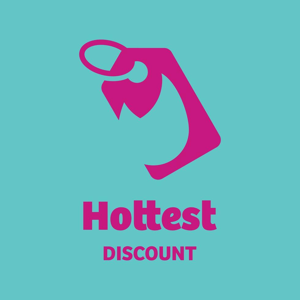 Hottest Discount Logo vector