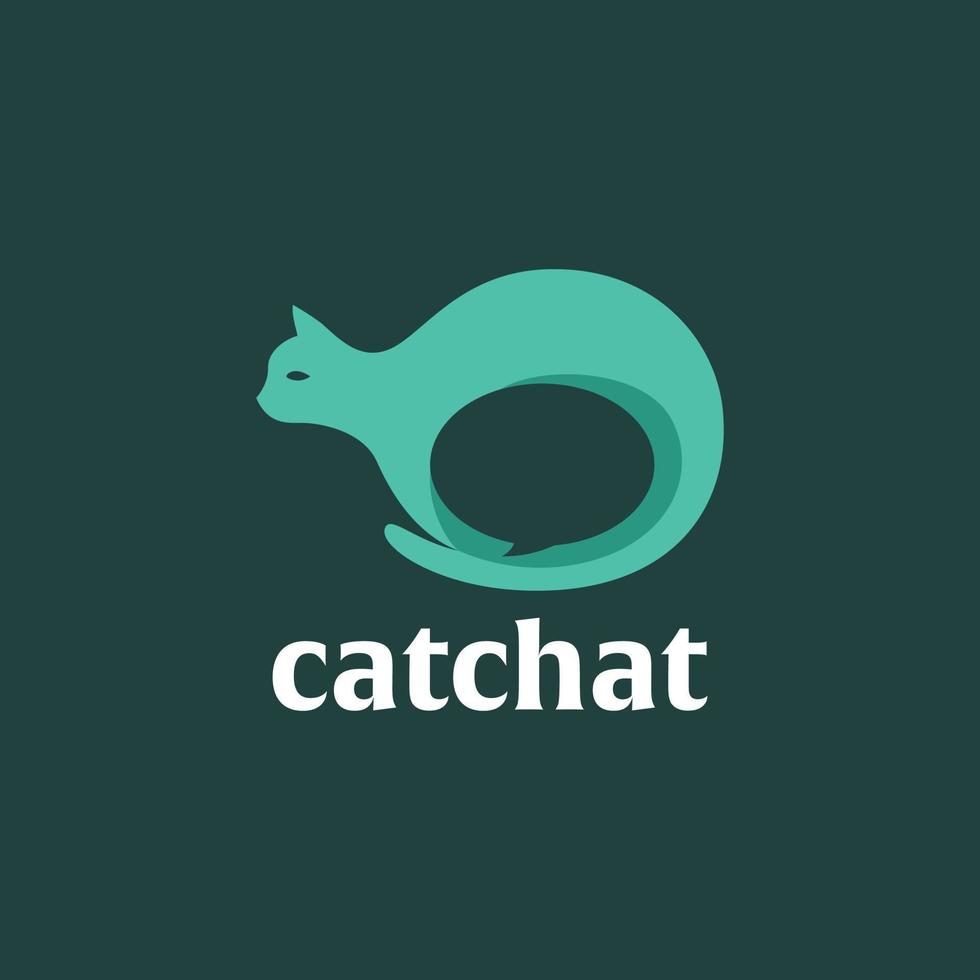 Cat Chat Log vector