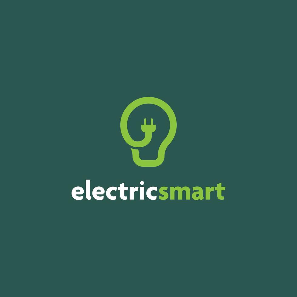 Electric Bulb Logo vector