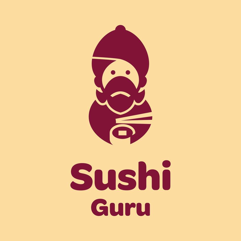 Sushi Guru Logo vector