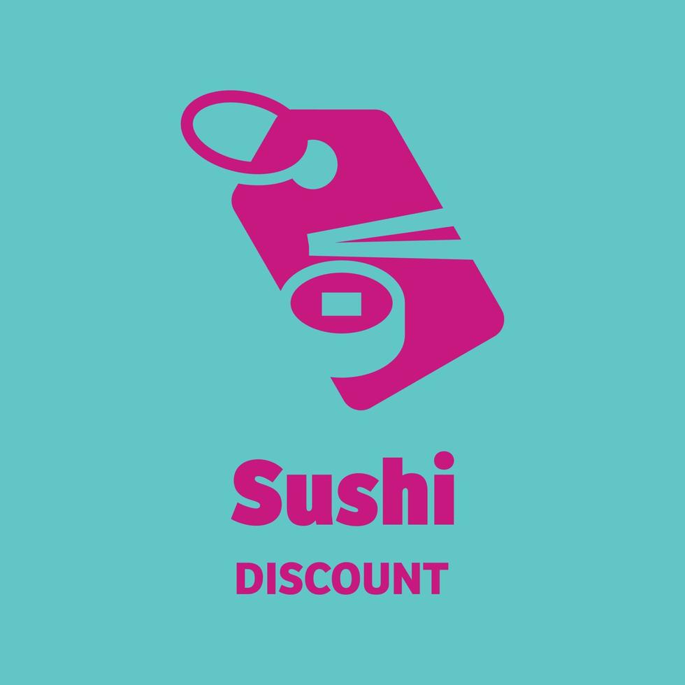 Sushi Discount Logo vector