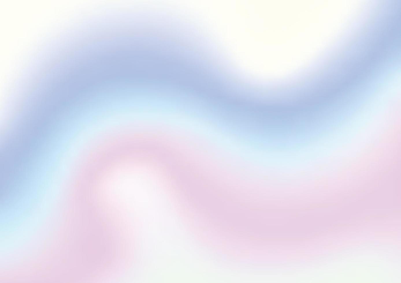 Fluid blurred background with light color gradient vector