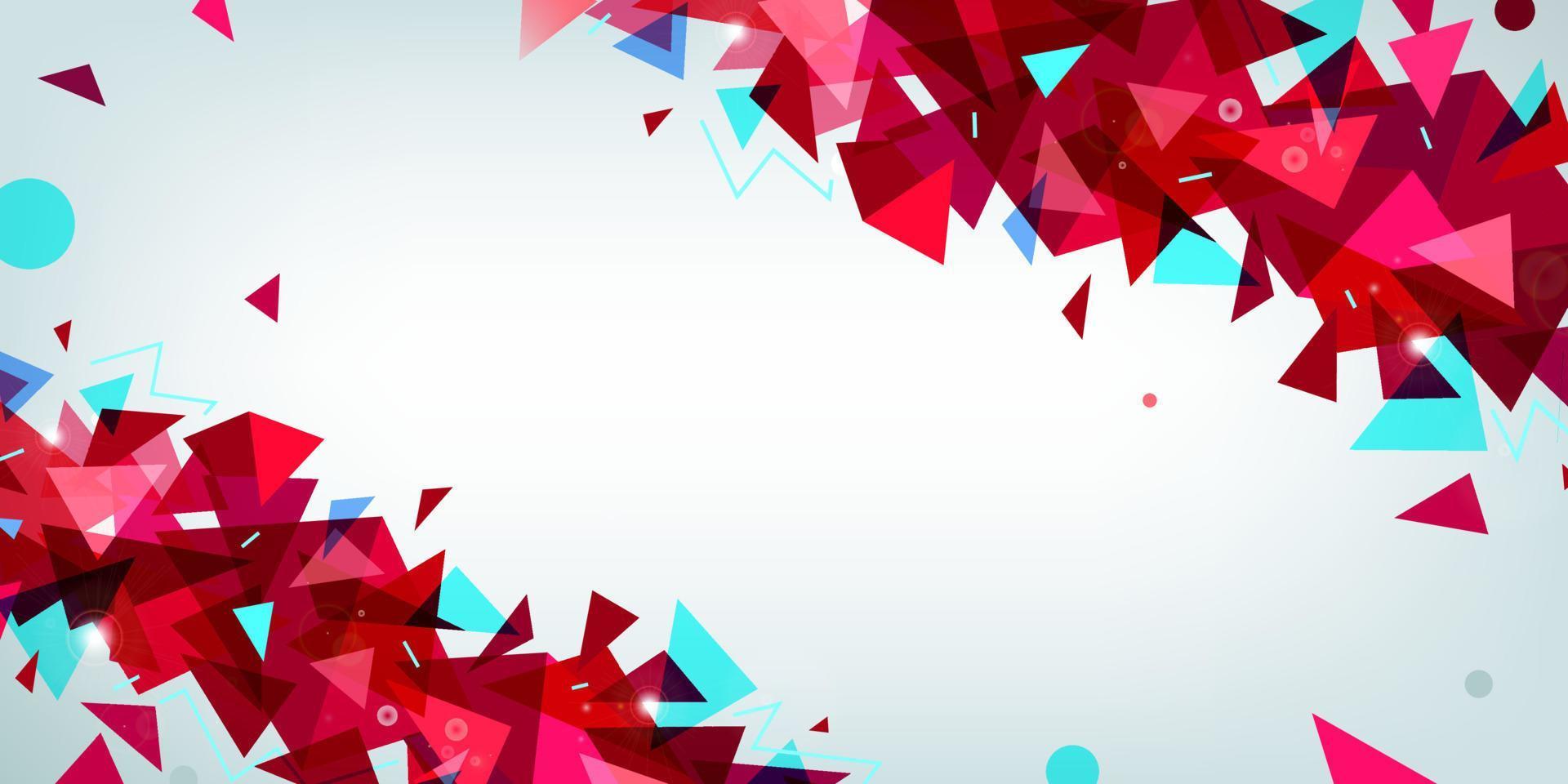 Vector abstract geometric 3d facet shape isolated, crystal, origami style. Use for banners, web, brochure, ad, poster, etc. Low poly modern background.