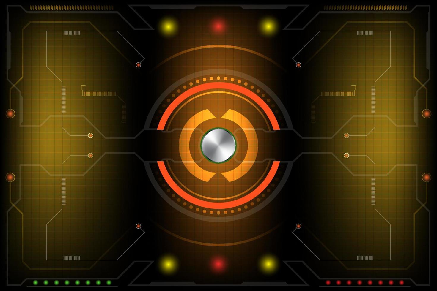 Technology Futuristic Interface screen. element digital design innovation hi-tech AI, UI background concept. vector and illustration