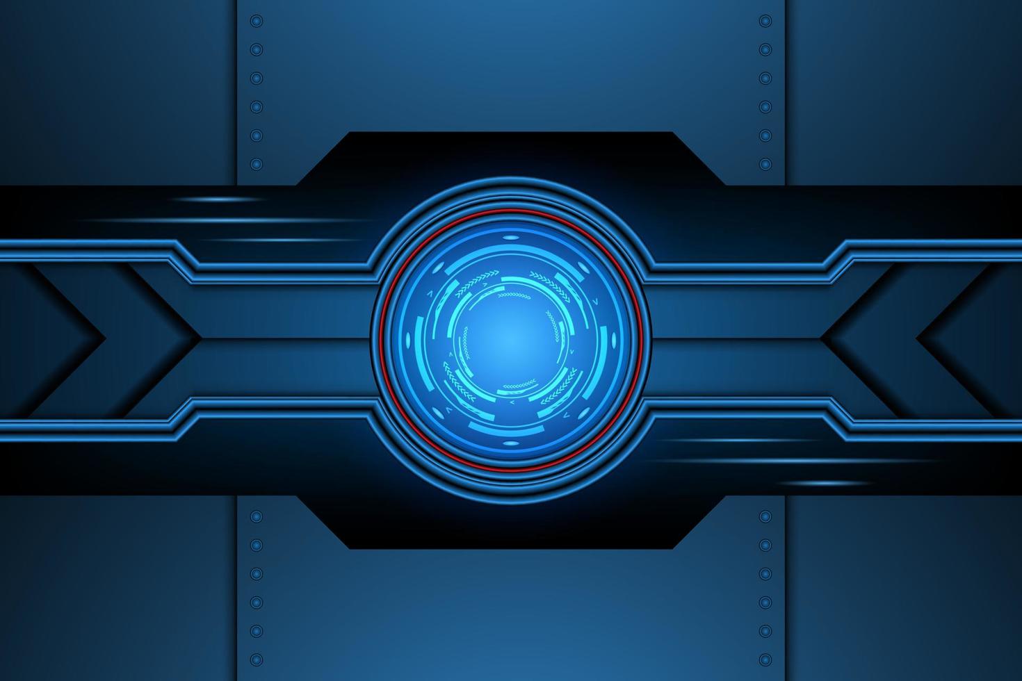 abstract interface futuristic door technology. background vector illustration