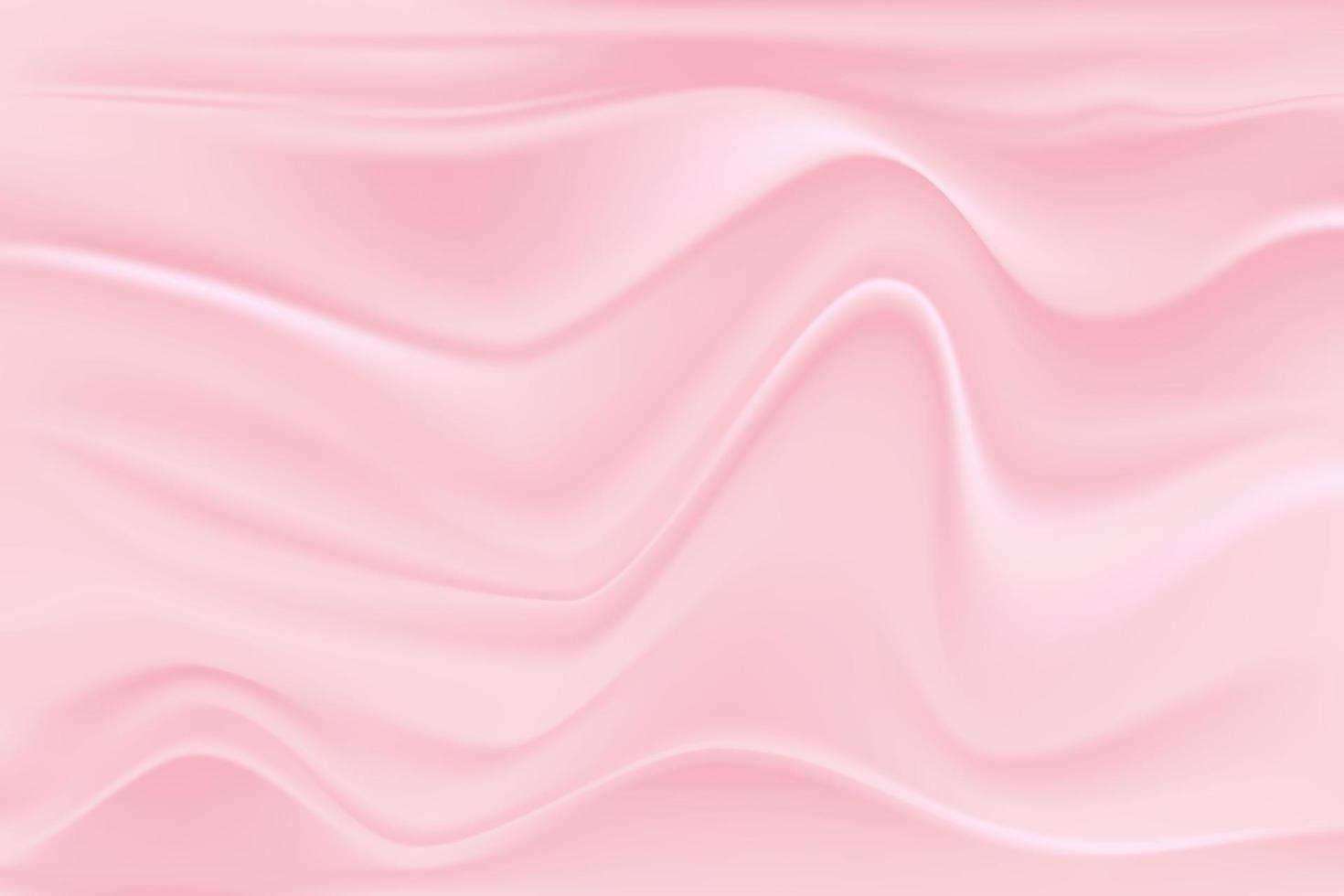 pink cloth texture wave shadow soft. crumpled fabric background. illustration vector