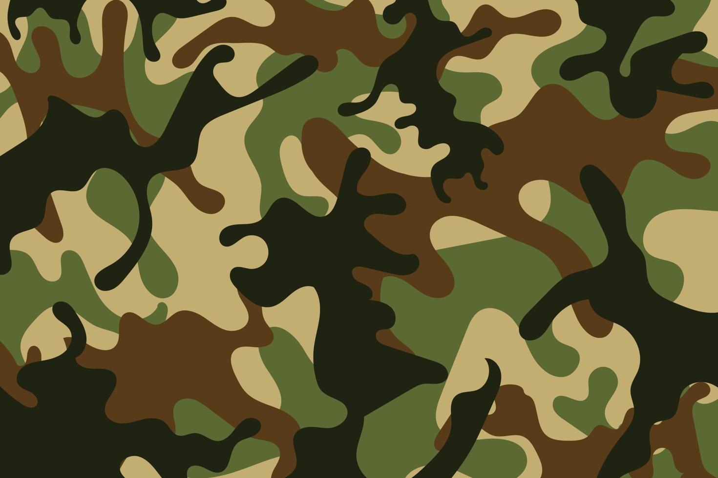 fondo de diseño de patrón de soldado de camuflaje. estilo de ropa estampado de repetición de camuflaje verde militar y marrón. ilustración vectorial vector