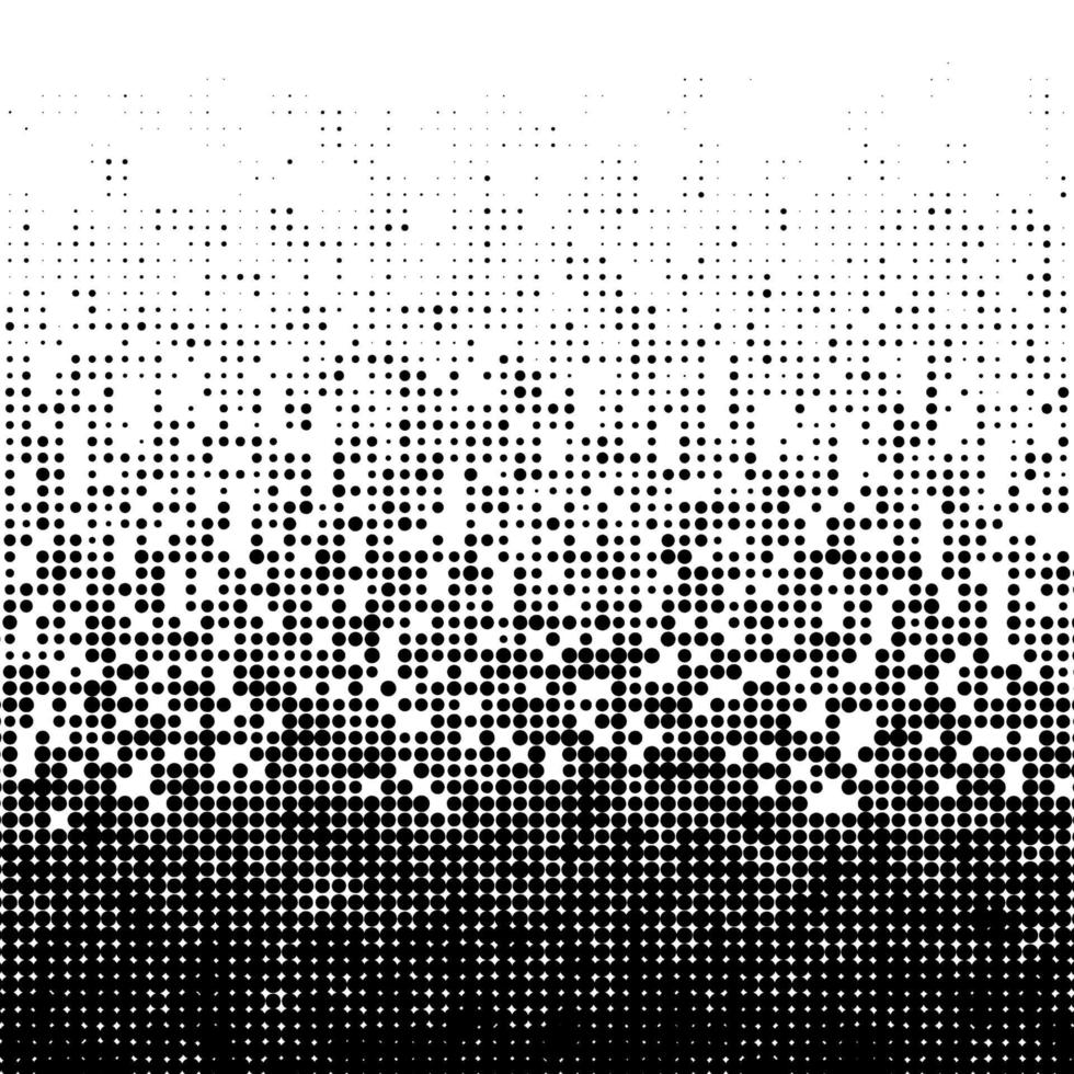 Abstract futuristic halftone pattern. Black and white abstract background. Halftone effect vector