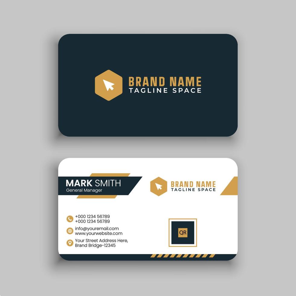 Business Card Design Template vector