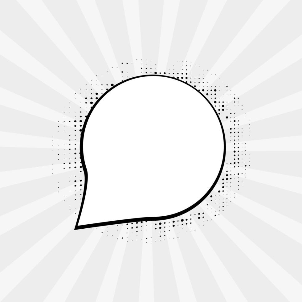 Blank template comic text speech star burst bubble halftone dot background style pop art. Creative composition idea conversation funny dialog balloon sketch explosion boom. Comics book balloon vector