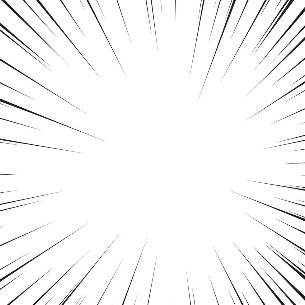 Speed lines Flying particles Seamless pattern Fight stamp Manga graphic texture Sun rays or star burst Black vector elements on white background