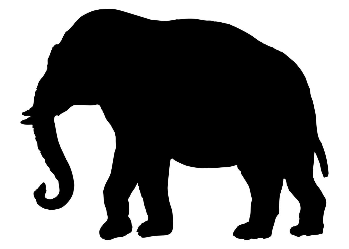 Elephant vector icon on a white background. 8255225 Vector Art at Vecteezy