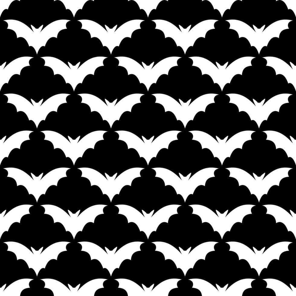 Bat seamless pattern. Bat - vector logo, flat illustration isolate. Chiroptera, mammal flying. Halloween design element