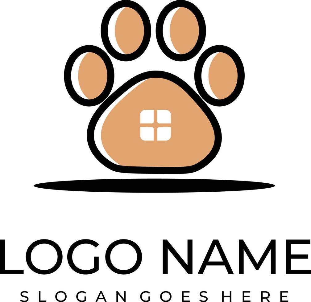 Dog House Logo Brand vector